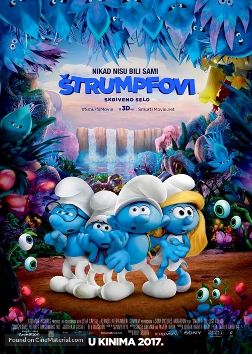 Smurfs: The Lost Village - Croatian Movie Poster