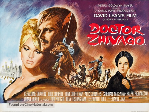 Doctor Zhivago - British Movie Poster