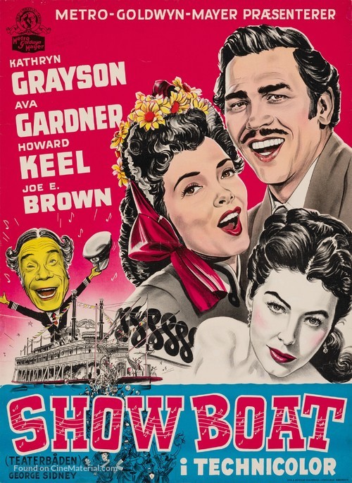 Show Boat - Swedish Movie Poster