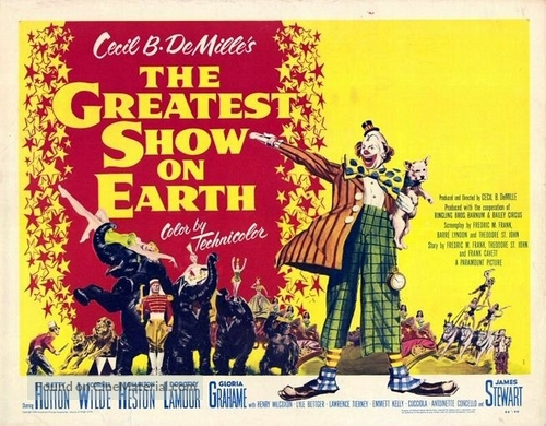 The Greatest Show on Earth - British Movie Poster