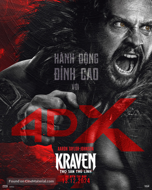 Kraven the Hunter - Vietnamese Movie Poster