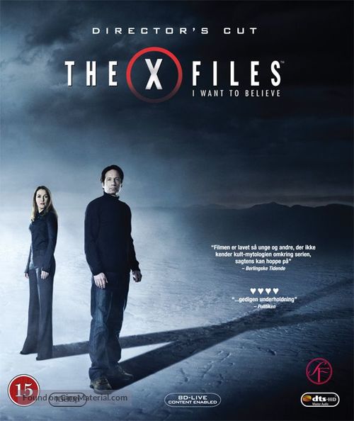 The X Files: I Want to Believe - Danish Movie Cover
