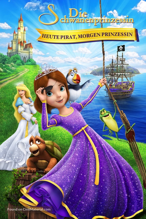 The Swan Princess: Princess Tomorrow, Pirate Today! - German Movie Cover