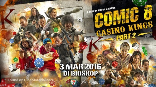 Comic 8: Casino Kings Part 2 - Indonesian Movie Poster