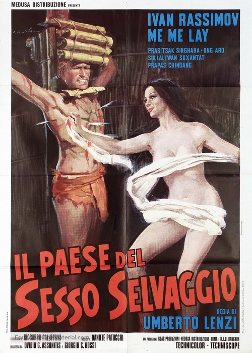 Il paese del sesso selvaggio - Italian Movie Poster