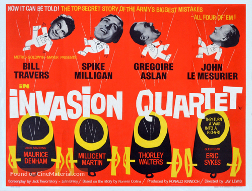 Invasion Quartet - British Movie Poster