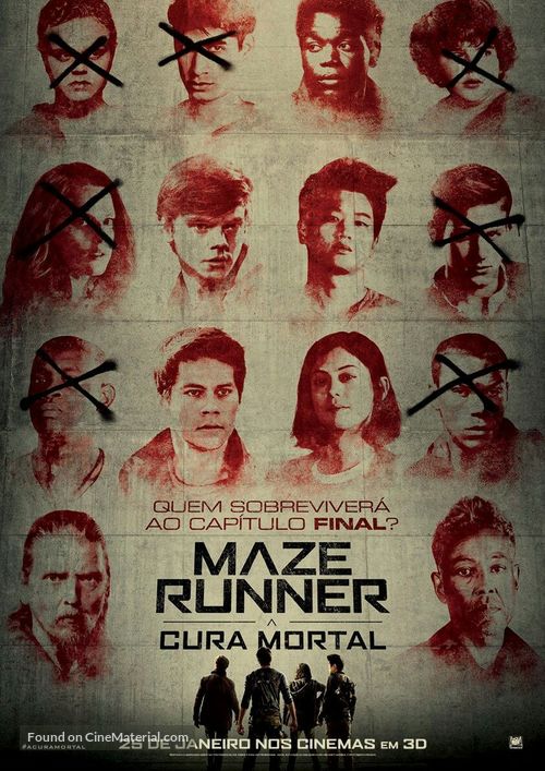 Maze Runner: The Death Cure - Brazilian Movie Poster