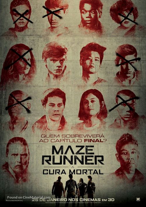 Maze Runner: The Death Cure - Brazilian Movie Poster