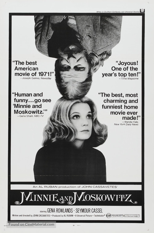 Minnie and Moskowitz - Movie Poster
