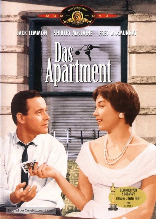 The Apartment - German DVD movie cover