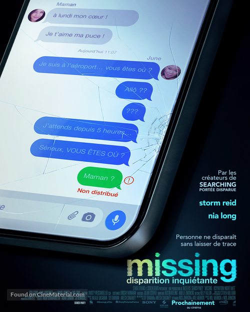 Missing - French Movie Poster
