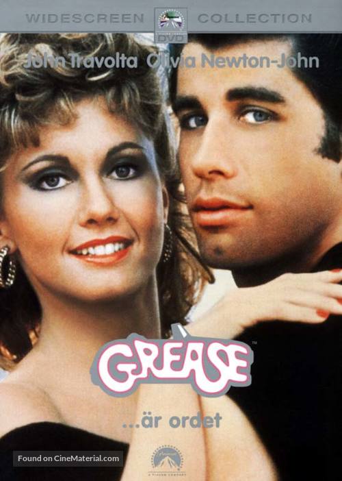 Grease - Swedish DVD movie cover
