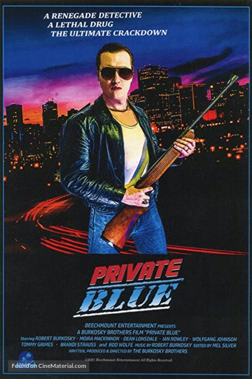 Private Blue - Canadian Movie Poster