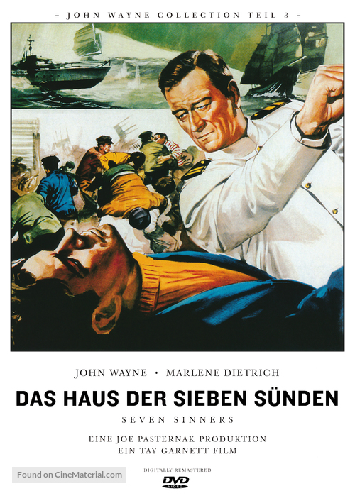 Seven Sinners - German DVD movie cover