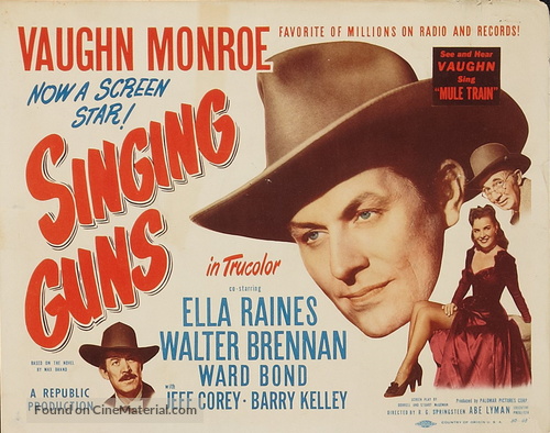 Singing Guns - Movie Poster