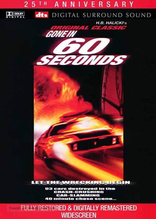 Gone in 60 Seconds - DVD movie cover