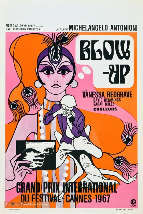 Blowup - Belgian Movie Poster