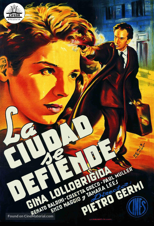 Citt&agrave; si difende, La - Spanish Movie Poster