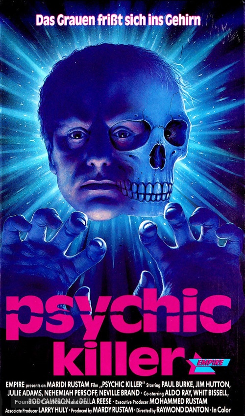 Psychic Killer - German VHS movie cover