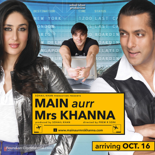 Main Aur Mrs Khanna - Indian Movie Poster