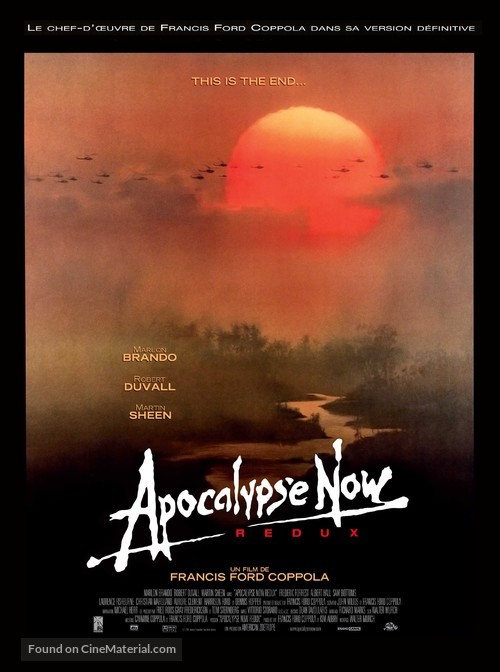 Apocalypse Now - French Re-release movie poster