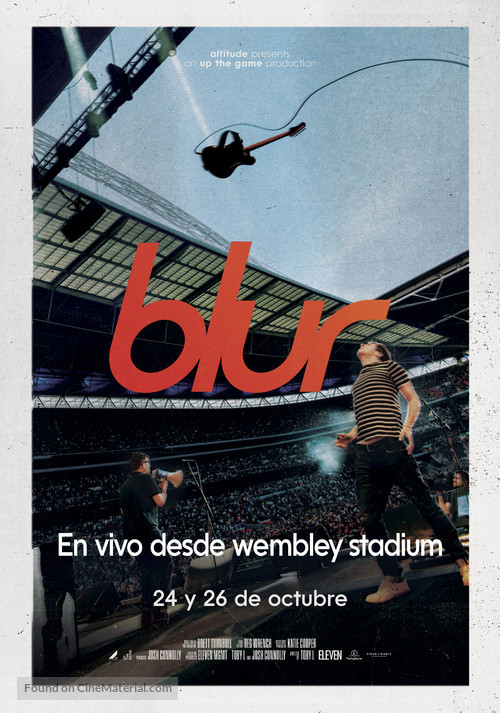 Blur: Live at Wembley Stadium - Mexican Movie Poster