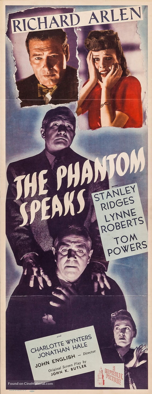 The Phantom Speaks - Movie Poster