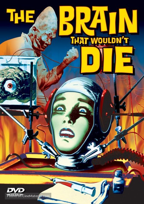 The Brain That Wouldn&#039;t Die - DVD movie cover