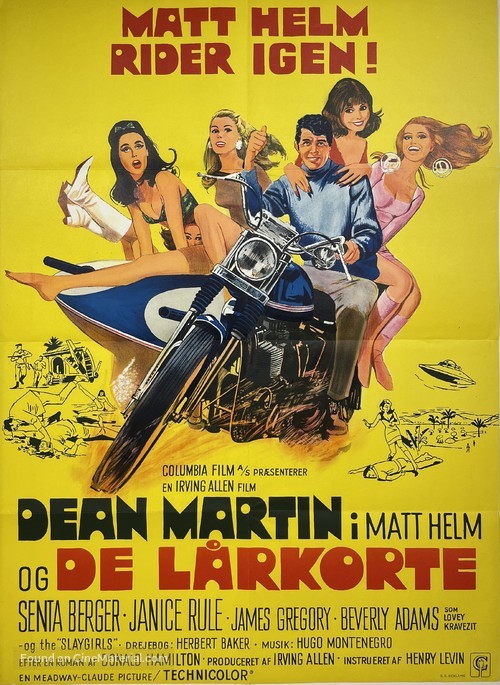 The Ambushers - Danish Movie Poster