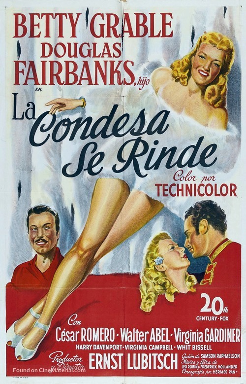 That Lady in Ermine - Argentinian Movie Poster