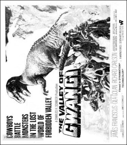 The Valley of Gwangi - British Movie Poster