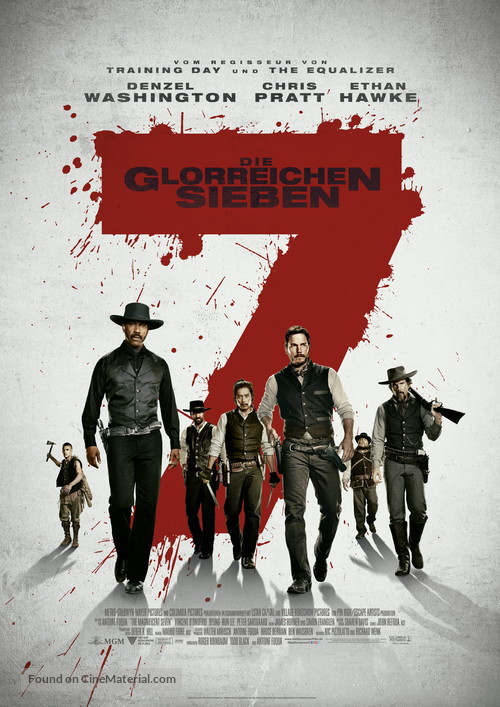 The Magnificent Seven - German Movie Poster