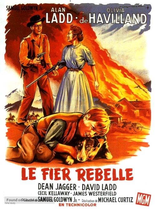 The Proud Rebel - French Movie Poster