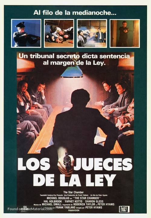 The Star Chamber - Spanish Movie Poster