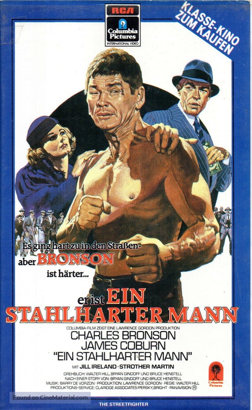 Hard Times - German VHS movie cover