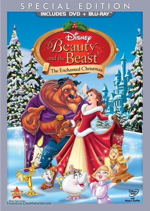 Beauty and the Beast: The Enchanted Christmas - DVD movie cover