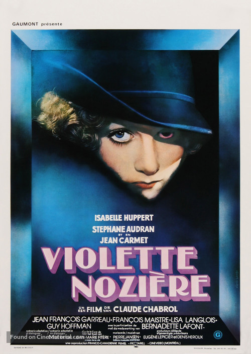 Violette Nozi&eacute;re - Belgian Movie Poster