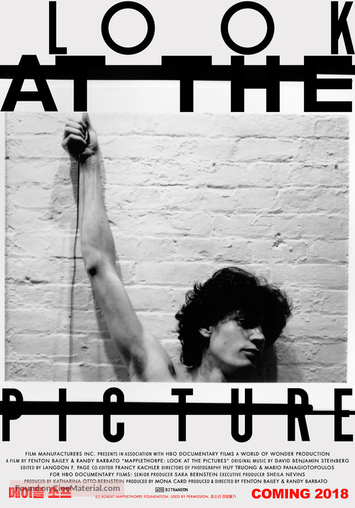 Mapplethorpe: Look at the Pictures - South Korean Movie Poster