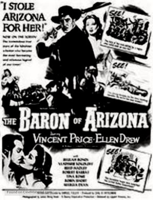 The Baron of Arizona - poster
