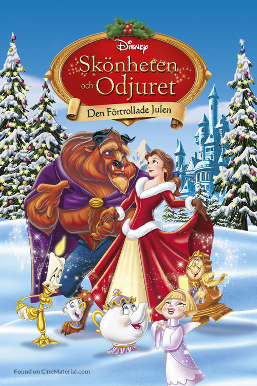 Beauty and the Beast: The Enchanted Christmas - Swedish Movie Cover