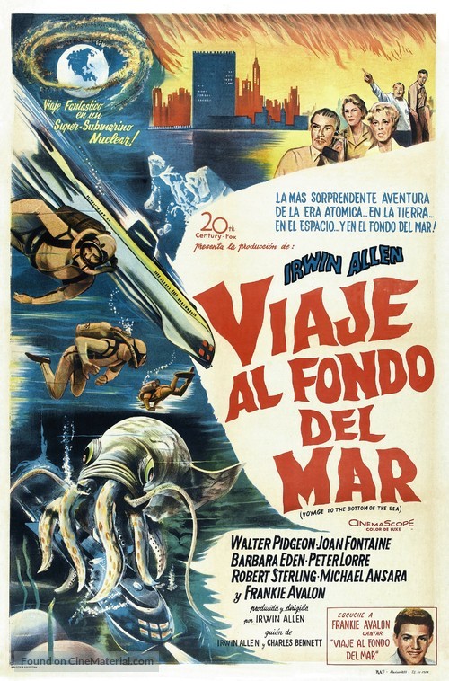 Voyage to the Bottom of the Sea - Argentinian Movie Poster