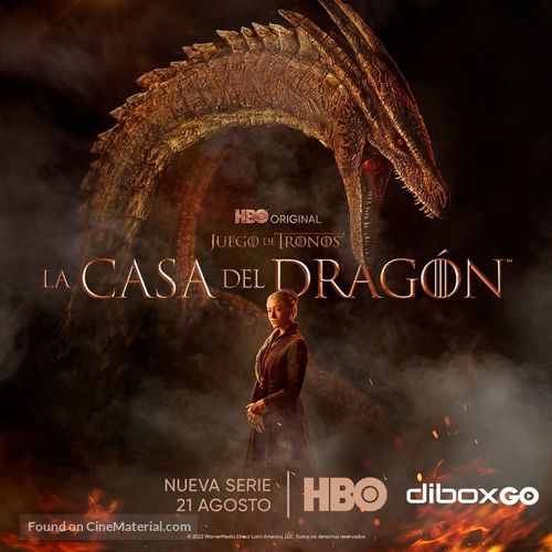 &quot;House of the Dragon&quot; - Argentinian Movie Poster