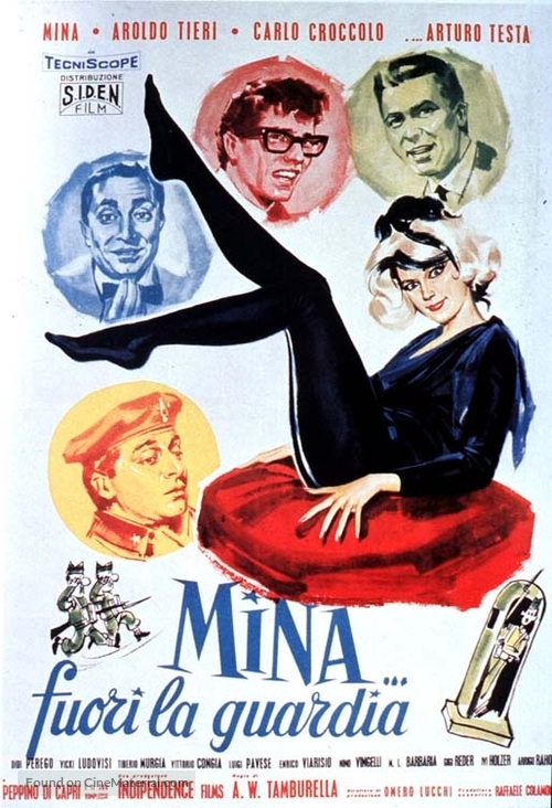 Mina... fuori la guardia - Italian Movie Poster