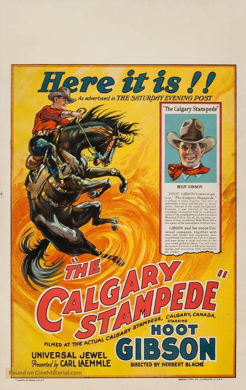 The Calgary Stampede - Movie Poster