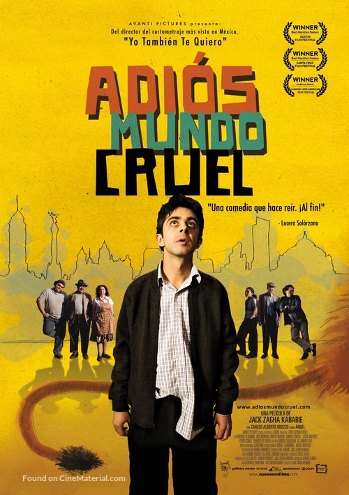 Adi&oacute;s mundo cruel - Mexican Movie Poster