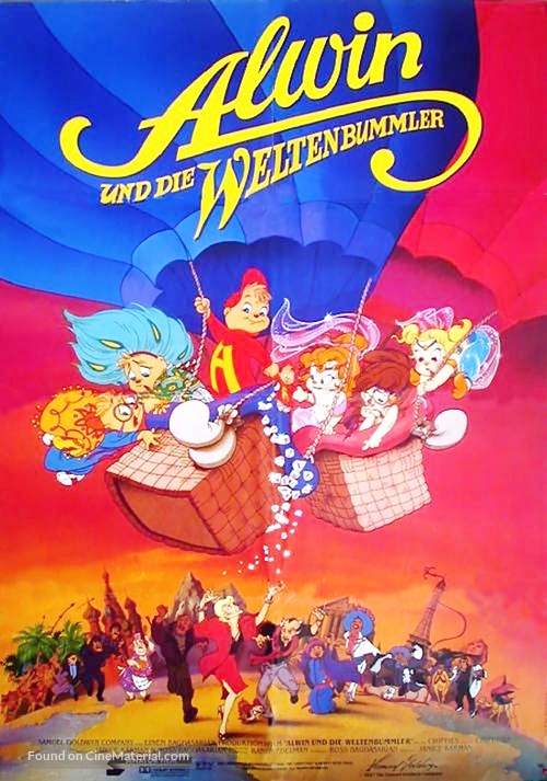 The Chipmunk Adventure - German Movie Poster