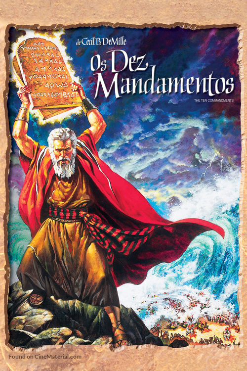 The Ten Commandments - Brazilian Movie Cover