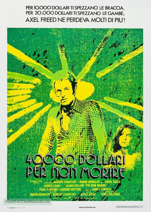 The Gambler - Italian Movie Poster