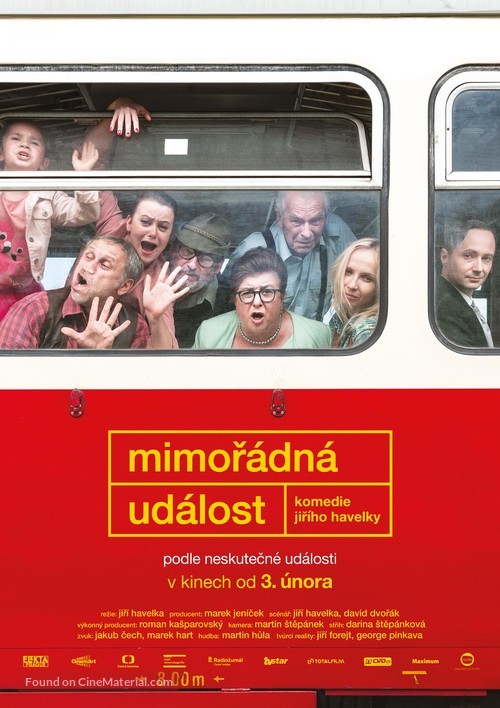 Mimor&aacute;dn&aacute; ud&aacute;lost - Czech Movie Poster