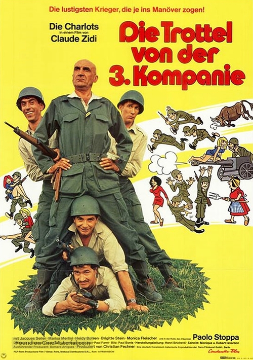Bidasses s&#039;en vont en guerre, Les - German Movie Poster